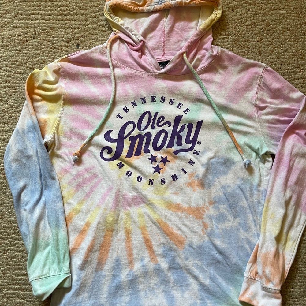 Tennessee Ole Smoky Moonshine Tie-Dye lightweight Hoodie
